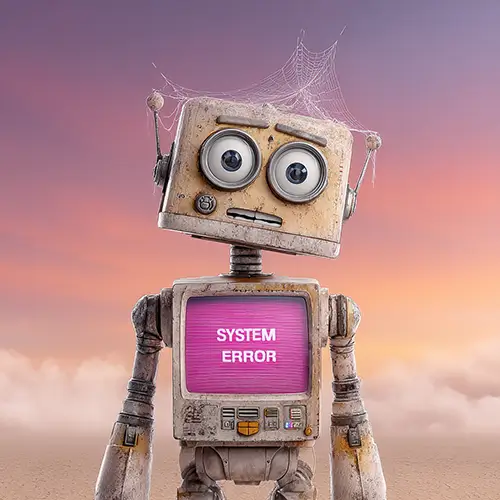 Robô / chatbot ultrapassado