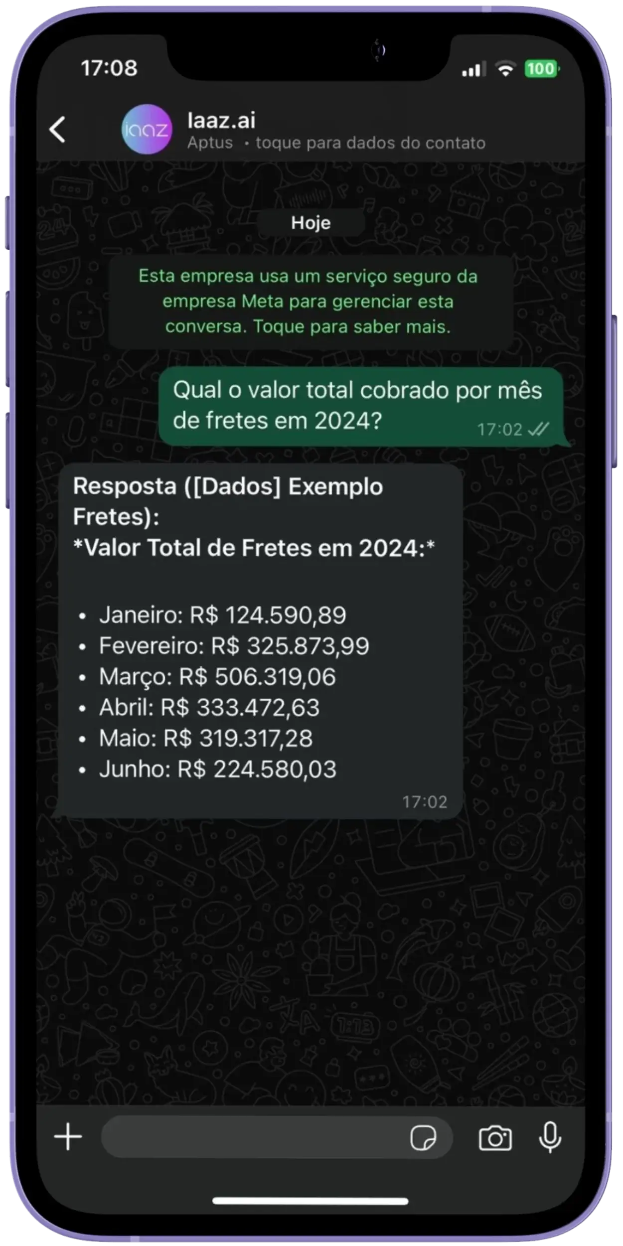 Iazz aplicada à gestão de fretes